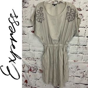 EXPRESS Embellished Cinched Dress
